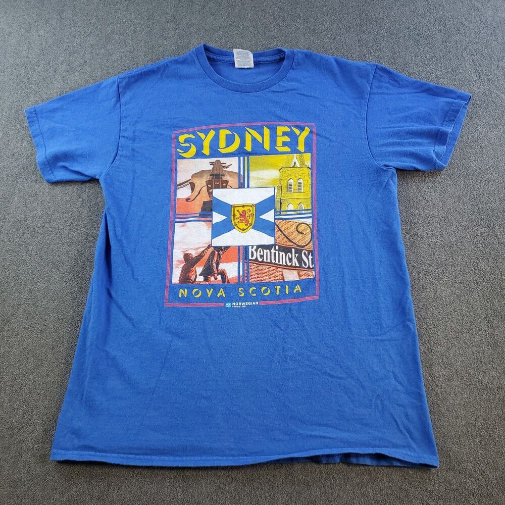 Sydney Nova Scotia TShirt Mens Size Medium Blue
